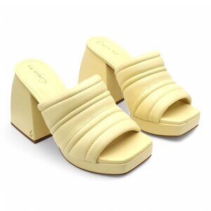 Circus by Sam Edelman Lemon wash Dress Sandals